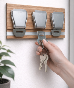 Alternative view of Schlüsselbrett mit 3 Flugzeug-Schnallen